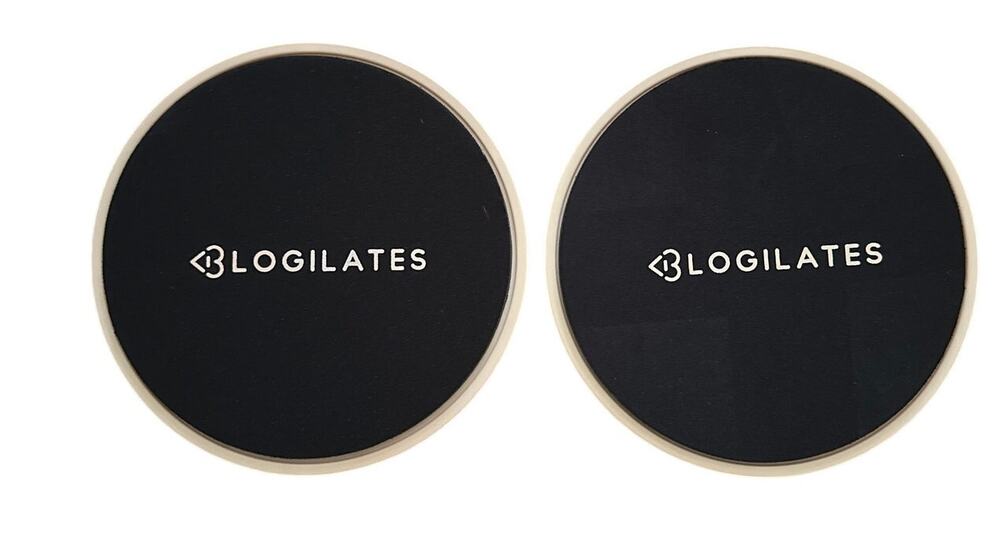Set 2 Blogilates Pilates Workout Tools Slider Disc Ab Leg Gym Yoga Fitness